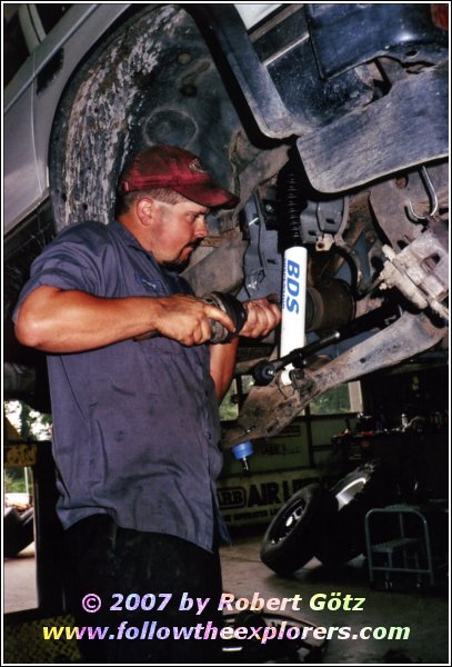 Jeremy Mounting the Axle