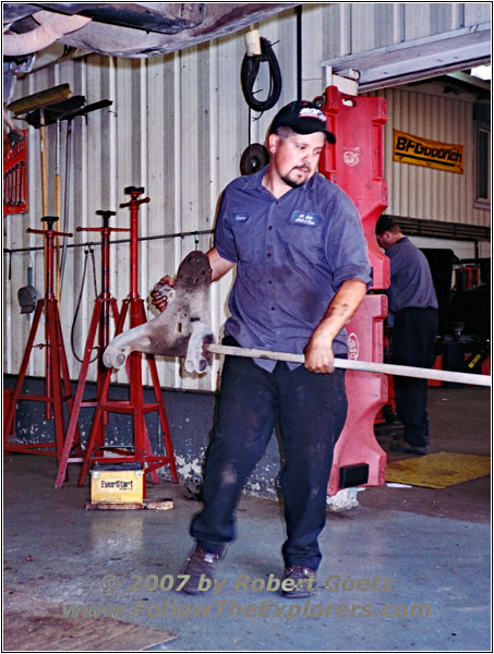 Removing Torsion Bar, OK4WD, Stewartsville, NJ Removing Torsion Bar, OK4WD, Stewartsville, NJ