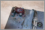 Corroded Battery Contact Corroded Battery Contact