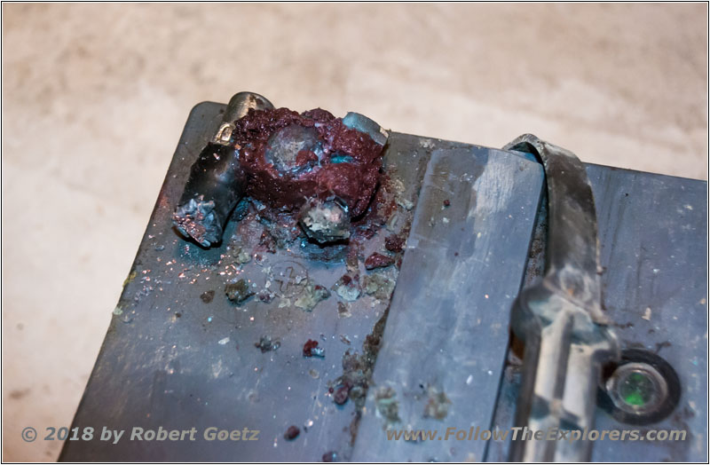 Corroded Battery Contact Corroded Battery Contact