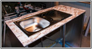 Kitchen Countertop Foiled With Sink Kitchen Countertop Foiled With Sink