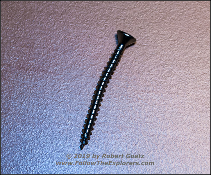 Bent screw! Bent screw!