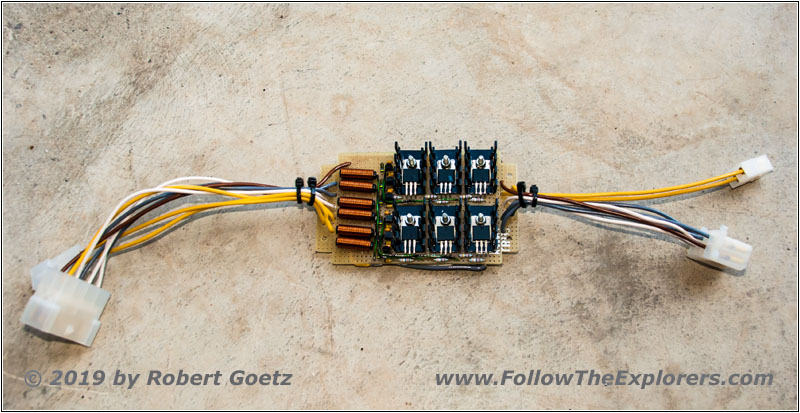 Electronic relay for beams Electronic relay for beams