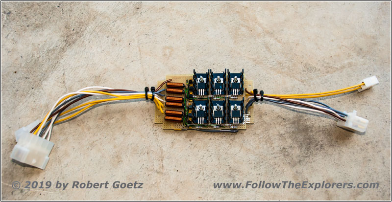 Electronic relay for beams