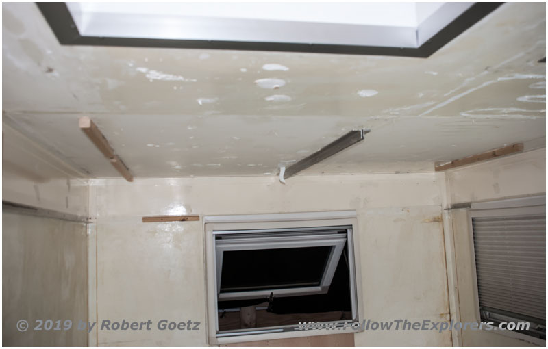 Ceiling cover removed Ceiling cover removed