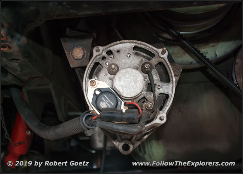 Additional 12V alternator removed Additional 12V alternator removed