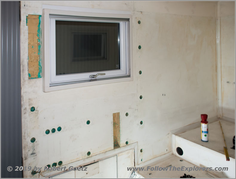 Installation foam removed Installation foam removed