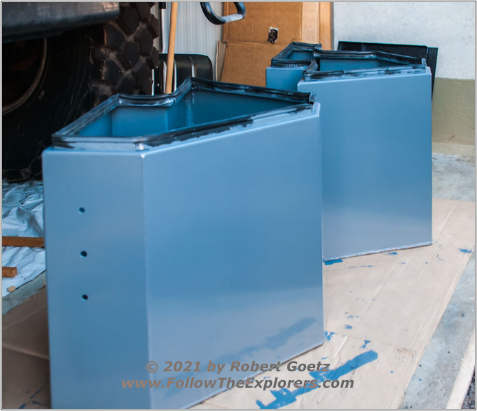 Unimog U1550 storage box primed Unimog U1550 storage box primed