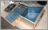 Unimog U1550 storage box and entrance stairs primed Unimog U1550 storage box and entrance stairs primed