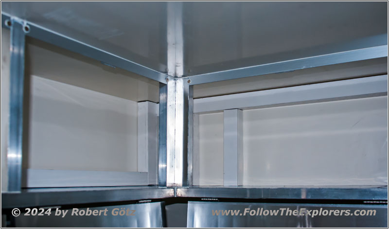 Shelter top bed storage Cable Conduit Shelter top bed storage Cable Conduit
