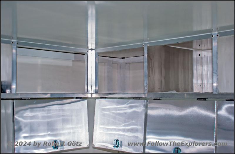 Shelter top bed storage Cable Conduit Shelter top bed storage Cable Conduit