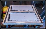 Shelter drawer above water tank Shelter drawer above water tank