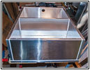 Shelter drawer above water tank Shelter drawer above water tank