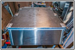 Shelter drawer above water tank Shelter drawer above water tank