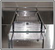Shelter drawer above water tank Shelter drawer above water tank