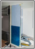 Shelter separation wall restroom and aisle Shelter separation wall restroom and aisle