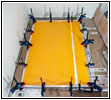 Shelter separation wall bathroom and bed area Shelter separation wall bathroom and bed area
