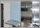 Shelter separation wall bathroom and bed area Shelter separation wall bathroom and bed area