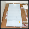 Shelter separation wall bathroom and aisle Shelter separation wall bathroom and aisle