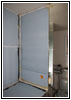 Shelter separation wall bathroom and aisle Shelter separation wall bathroom and aisle