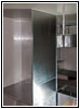 Shelter separation wall bathroom and aisle Shelter separation wall bathroom and aisle