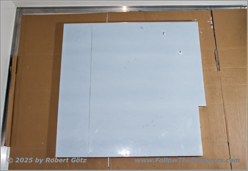 Shelter separation wall restroom and seating Shelter separation wall restroom and seating