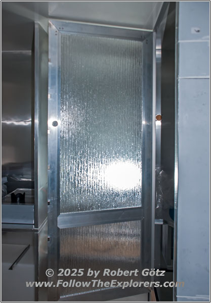 Shelter restroom door Shelter restroom door