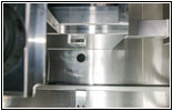 Shelter restroom mount and duct