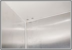 Shelter restroom roof cable duct