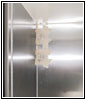 Shelter restroom cable conduit