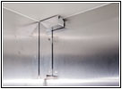 Shelter restroom cable conduit