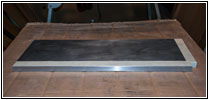 Shelter restroom shelf