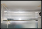 Shelter restroom shelf