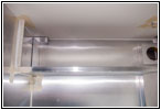 Shelter restroom shelf