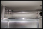 Shelter restroom shelf