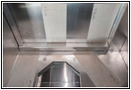 Shelter restroom heating