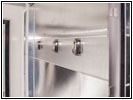 Shelter restroom coat hooks