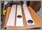 Shelter air duct foiled