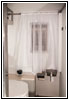 Koffer Toilette Vorhang