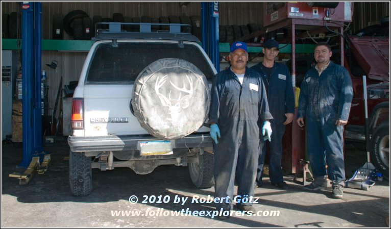 Mechanics in East Wendover, Utah