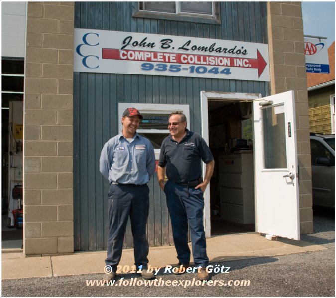 BJ and John B. Lombardo, the owner