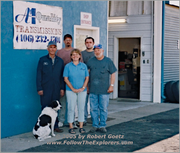 Ken, Josh, Randy, Sue, Earl and dog Ellie