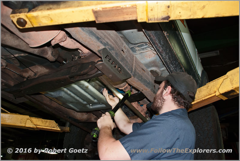 Jake from Cox Automotive fixing transmission lines Jake from Cox Automotive fixing transmission lines