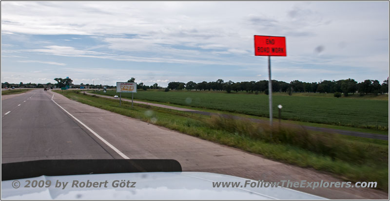 Interstate 29, Staatsgrenze Iowa & South Dakota Interstate 29, Staatsgrenze Iowa & South Dakota