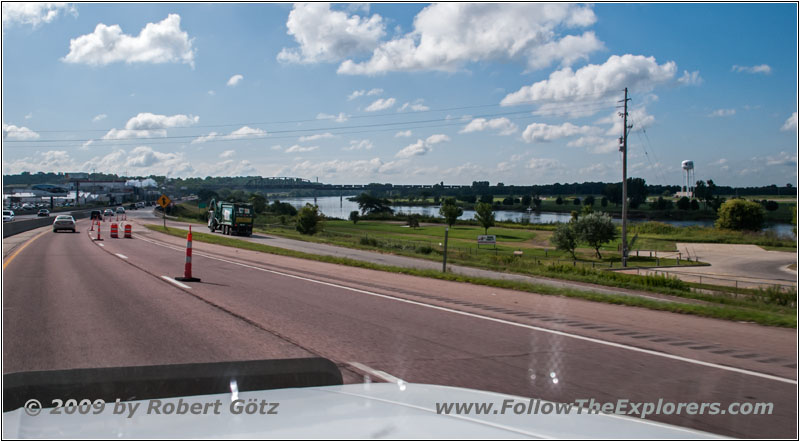Interstate 29, Missouri River, Sioux City, Iowa Interstate 29, Missouri River, Sioux City, Iowa