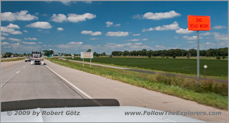 Interstate 29, Staatsgrenze Iowa & South Dakota Interstate 29, Staatsgrenze Iowa & South Dakota