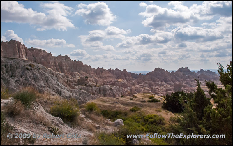 Cliff Shelf Trail, Badlands National Park, South Dakota Cliff Shelf Trail, Badlands National Park, South Dakota