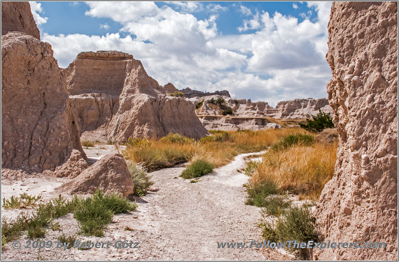 Notch Trail, Badlands National Park, South Dakota Notch Trail, Badlands National Park, South Dakota