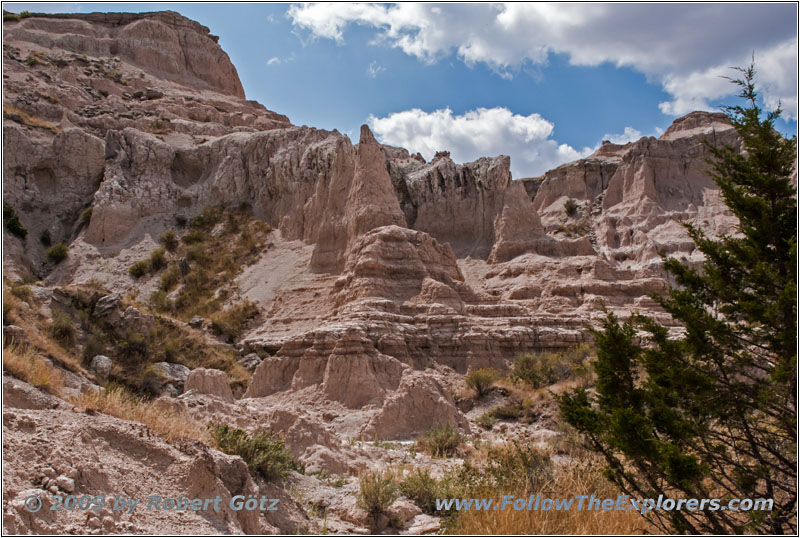 Notch Trail, Badlands National Park, South Dakota Notch Trail, Badlands National Park, South Dakota