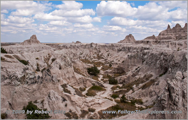 Notch Trail, Badlands National Park, South Dakota Notch Trail, Badlands National Park, South Dakota
